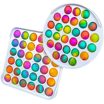 Set 2 Jucarii Zenuk® - Simple Dimple, Pop It, Fidget Toys, Cadru Plastic, Anti-stres, Multicolor Set 2 Jucarii Zenuk® - Simple Dimple, Pop It, Fidget Toys, Cadru Plastic, Anti-stres, Multicolor