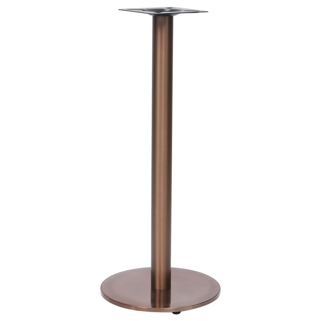 Picior masa de bistro, auriu, Ø45x107 cm, otel inoxidabil