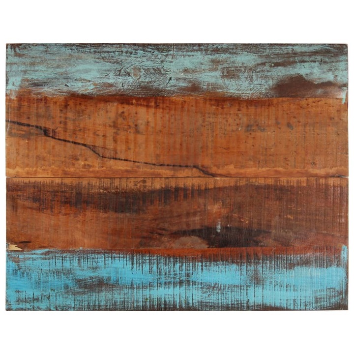 Blat masa vidaXL, dreptunghiular 70x90 cm, lemn masiv reciclat 25-27 mm, 12.04 kg