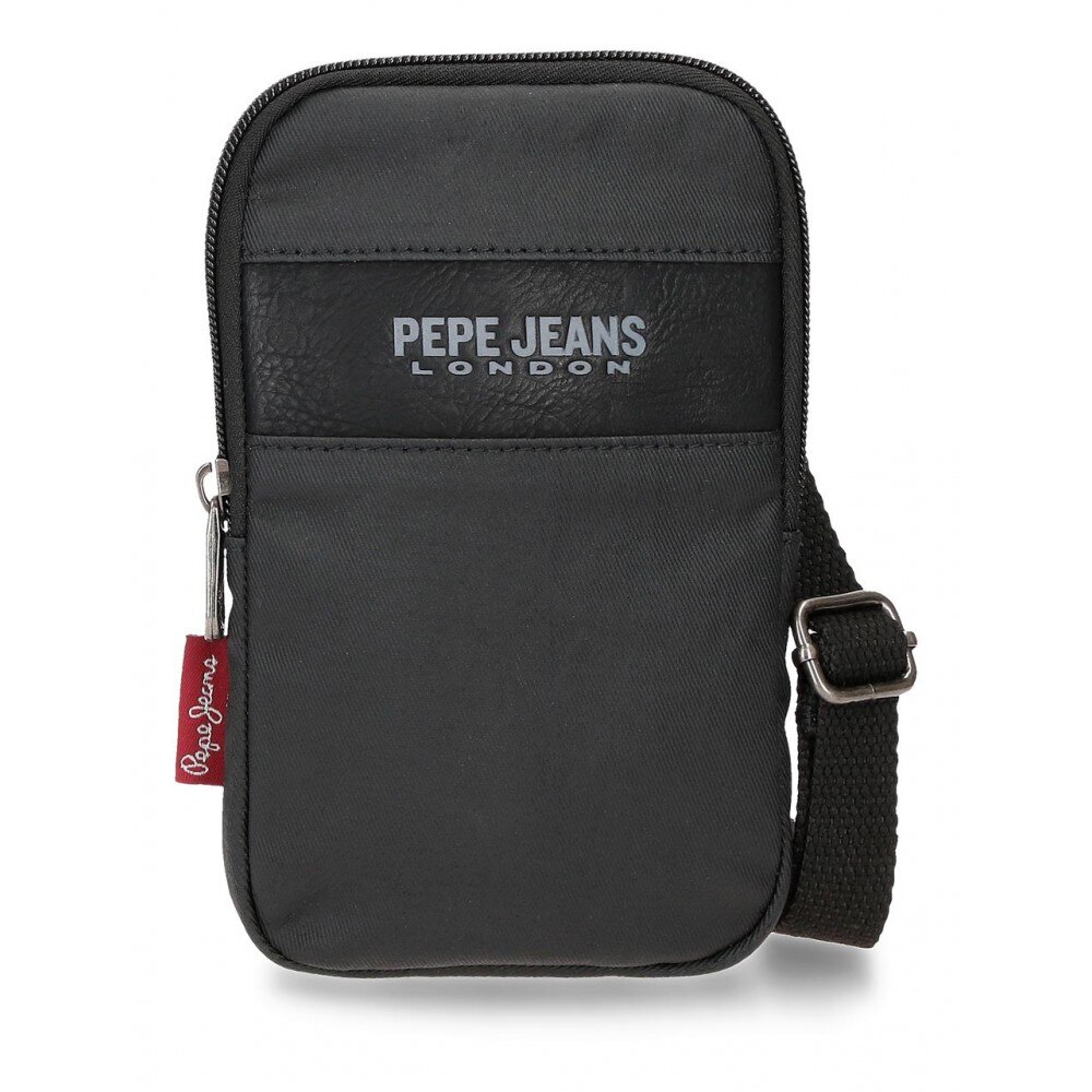 Geanta umar Pepe Jeans Paxton, negru, 10.5x18x2 cm