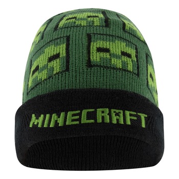 Caciula iarna MINECRAFT Creeper, Verde Caciula iarna MINECRAFT Creeper, Verde