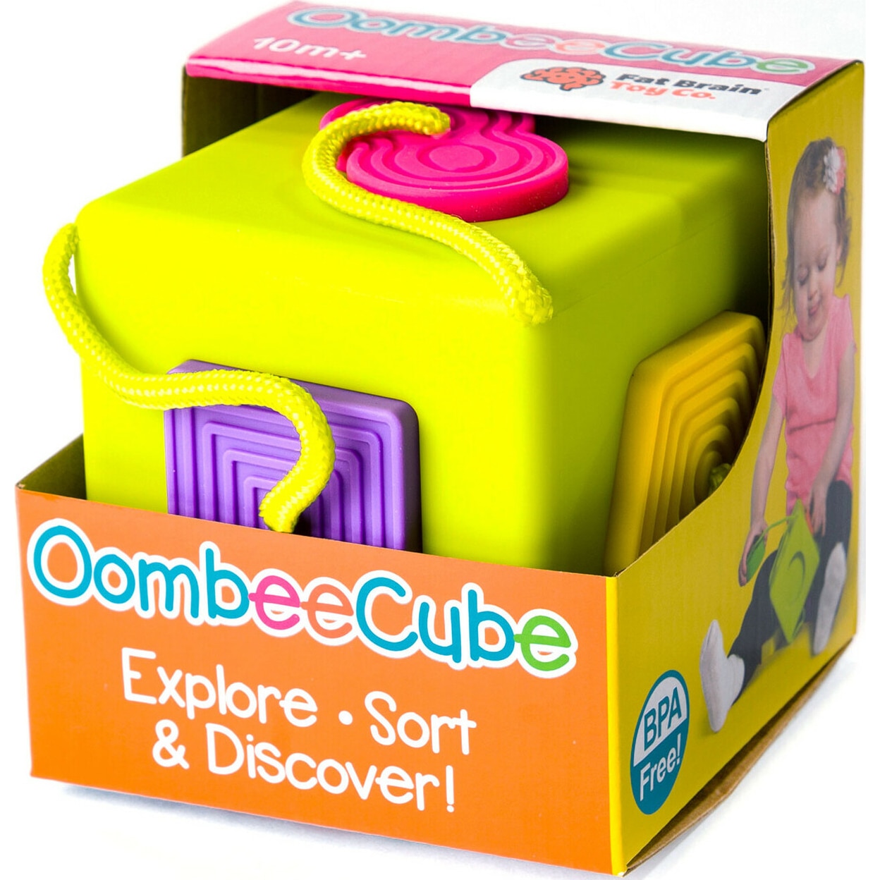 Cub sortare Fat Brain - Oombee, Explore, Sort & Discover