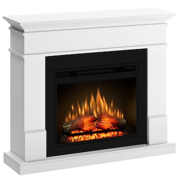 Semineu Lisabona white cu focar ECOFLAME 23 Semineu Lisabona white cu focar ECOFLAME 23