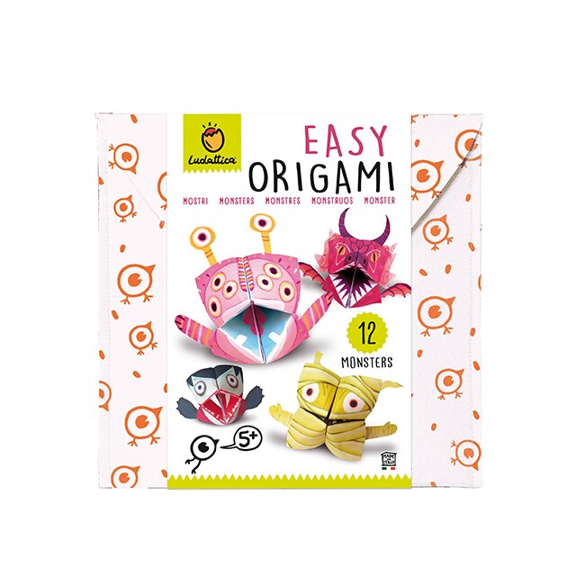 Kit Creativ Origami, Ludattica, 12 Monstri