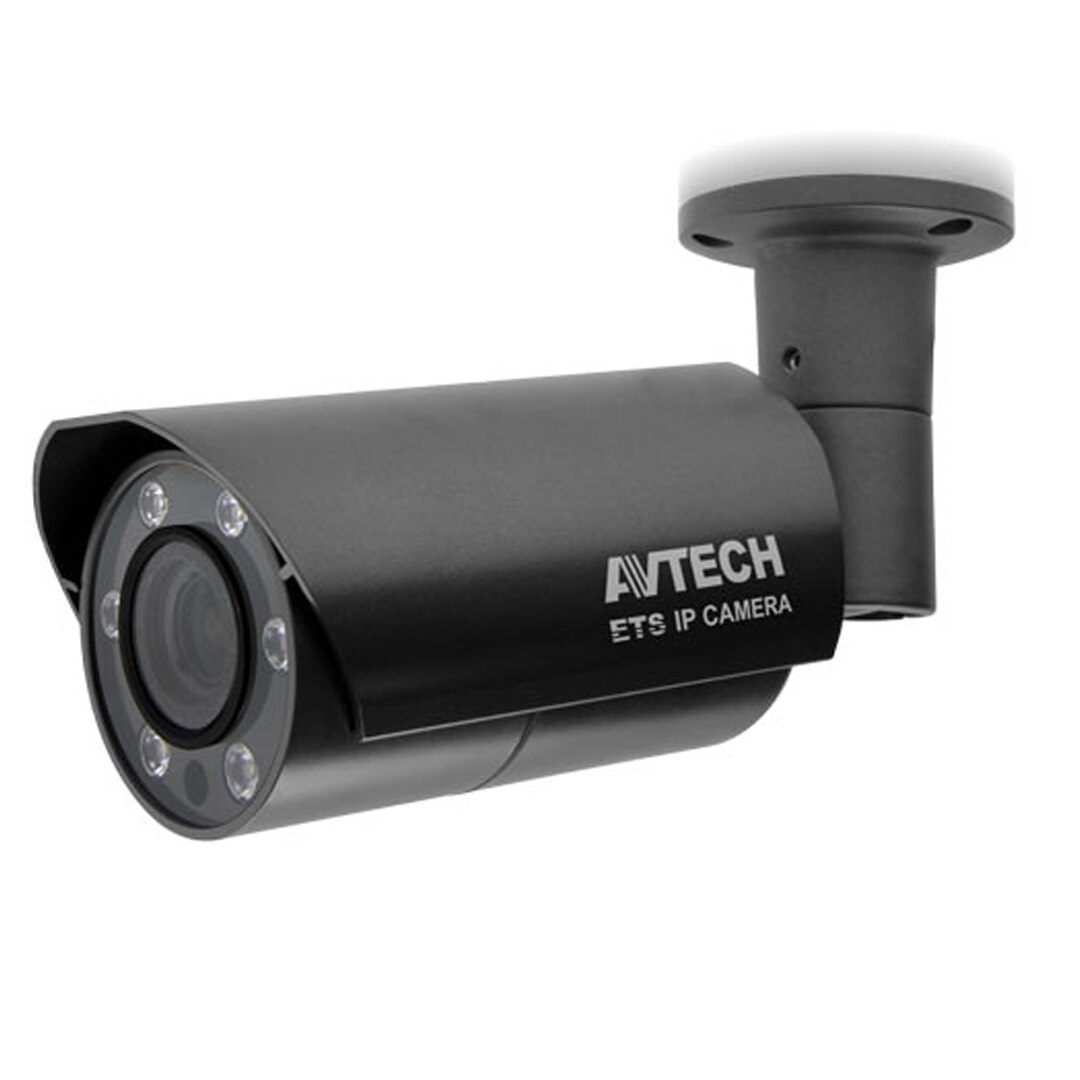 Camera de supraveghere Avtech IP bullet AVM5547, 5 MP, PoE, 2592x1944p, 50m, Negru
