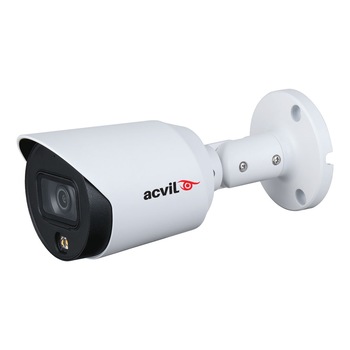 Camera supraveghere exterior Acvil Full Color ACV-FC20-5M 2.0, 5 MP, lumina alba 20 m, 2.8 mm, microfon, PoC Camera supraveghere exterior Acvil Full Color ACV-FC20-5M 2.0, 5 MP, lumina alba 20 m, 2.8 mm, microfon, PoC