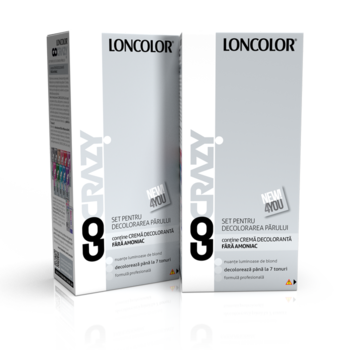 Pachet promo: Crema de par decoloranta fara amoniac Loncolor GoCrazy, 120 ml x 2 bucati Pachet promo: Crema de par decoloranta fara amoniac Loncolor GoCrazy, 120 ml x 2 bucati