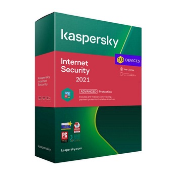 Antivirus Kaspersky Internet Security, 10 dispozitive, 2 ani Licenta Electronica Antivirus Kaspersky Internet Security, 10 dispozitive, 2 ani Licenta Electronica
