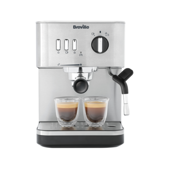Espressor manual Breville Bijou Barista VCF149X-01, 15 bari, 1.5L, sistem de spumare , Argintiu Espressor manual Breville Bijou Barista VCF149X-01, 15 bari, 1.5L, sistem de spumare , Argintiu