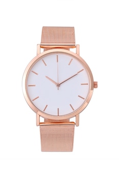 Ceas de dama Cristalini, curea metalica aurie rose din otel inoxidabil, masura reglabila Ceas de dama Cristalini, curea metalica aurie rose din otel inoxidabil, masura reglabila