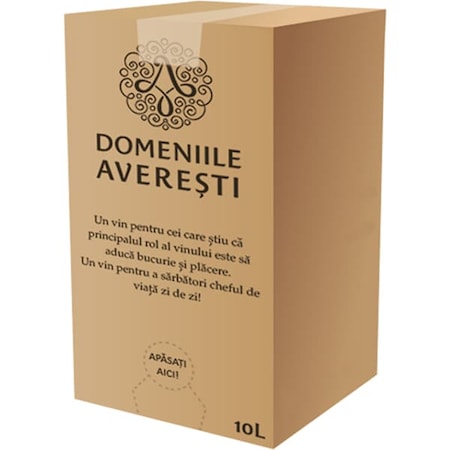 Vin bag-in-box 10 litri Tamaioasa Romaneasca Demidulce Crama Averesti