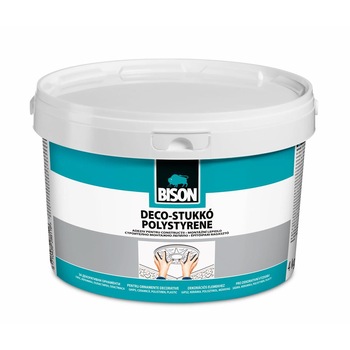 Adeziv pentru polistiren BISON Deco-Stukko Polystyrene, 4kg Adeziv pentru polistiren BISON Deco-Stukko Polystyrene, 4kg