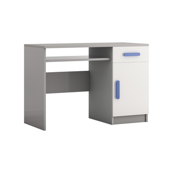 Birou Didi, alb/albastru, 110x76x50 cm Birou Didi, alb/albastru, 110x76x50 cm