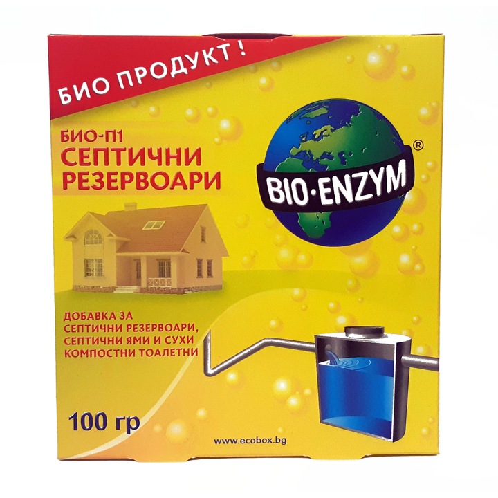 Добавка за септични резервоари Bio-enzym, 100 гр.