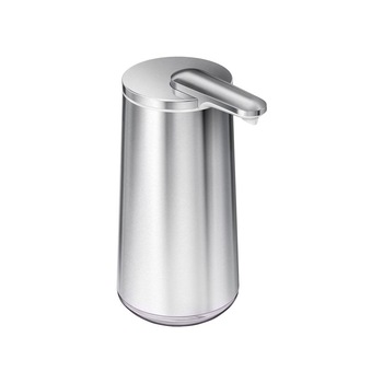 Dozator cu senzor, pentru sapun spuma, 295 ml, Brushed - simplehuman Dozator cu senzor, pentru sapun spuma, 295 ml, Brushed - simplehuman