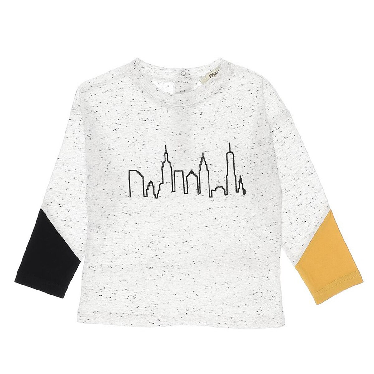 Bluza cu maneca lunga pentru baieti, culoare ocru, colectia City 4545