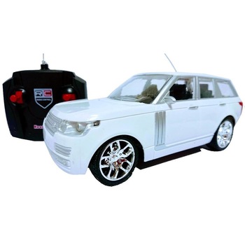 Masinuta de jucarie cu telecomanda, Range Rover alb, pentru copii, scara 1:22, 28 x 14 x 11 cm Masinuta de jucarie cu telecomanda, Range Rover alb, pentru copii, scara 1:22, 28 x 14 x 11 cm
