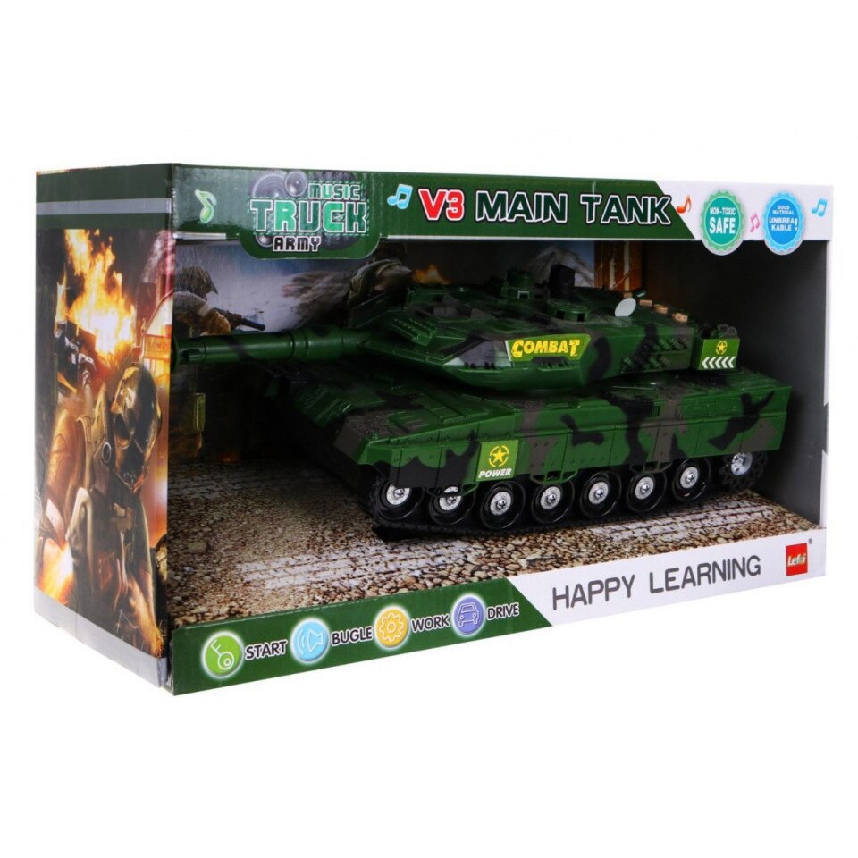 Tanc V-3 Combat cu efecte, verde