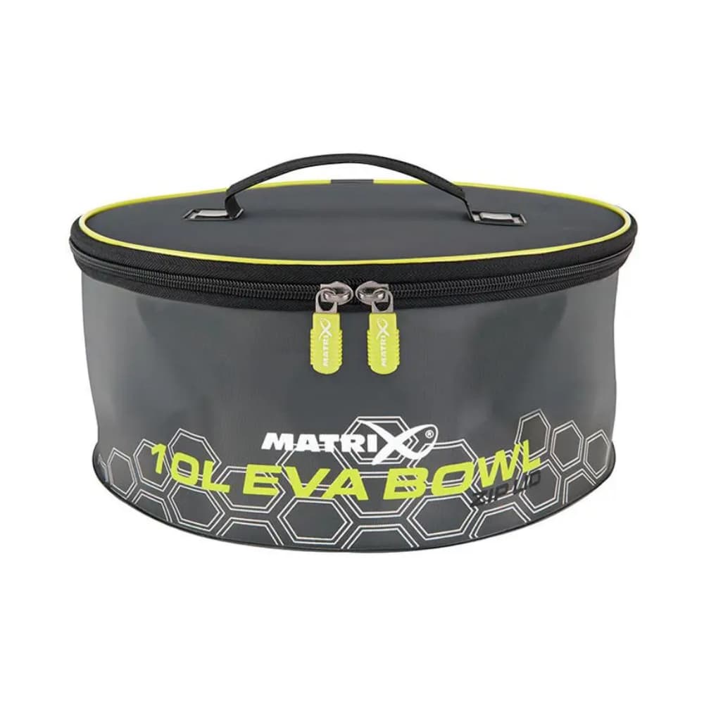 Cutie pescuit MATRIX cu capac, EVA 10l, Negru