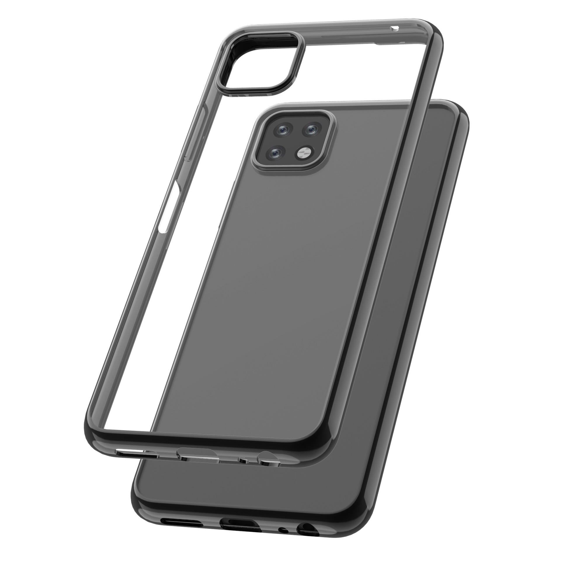 Capac Protectie Spate Cellara Colectia Electro Pentru Samsung Galaxy A22 5G - Negru