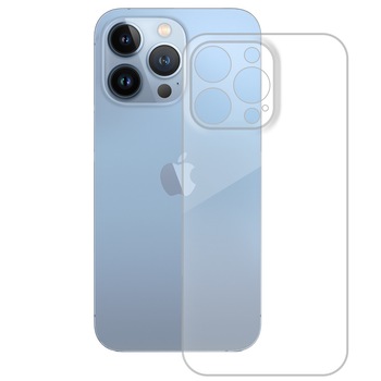Husa 0.3mm pentru iPhone 13 Pro Max , SILKASE, subtire, culoare transparent, plastic lucios