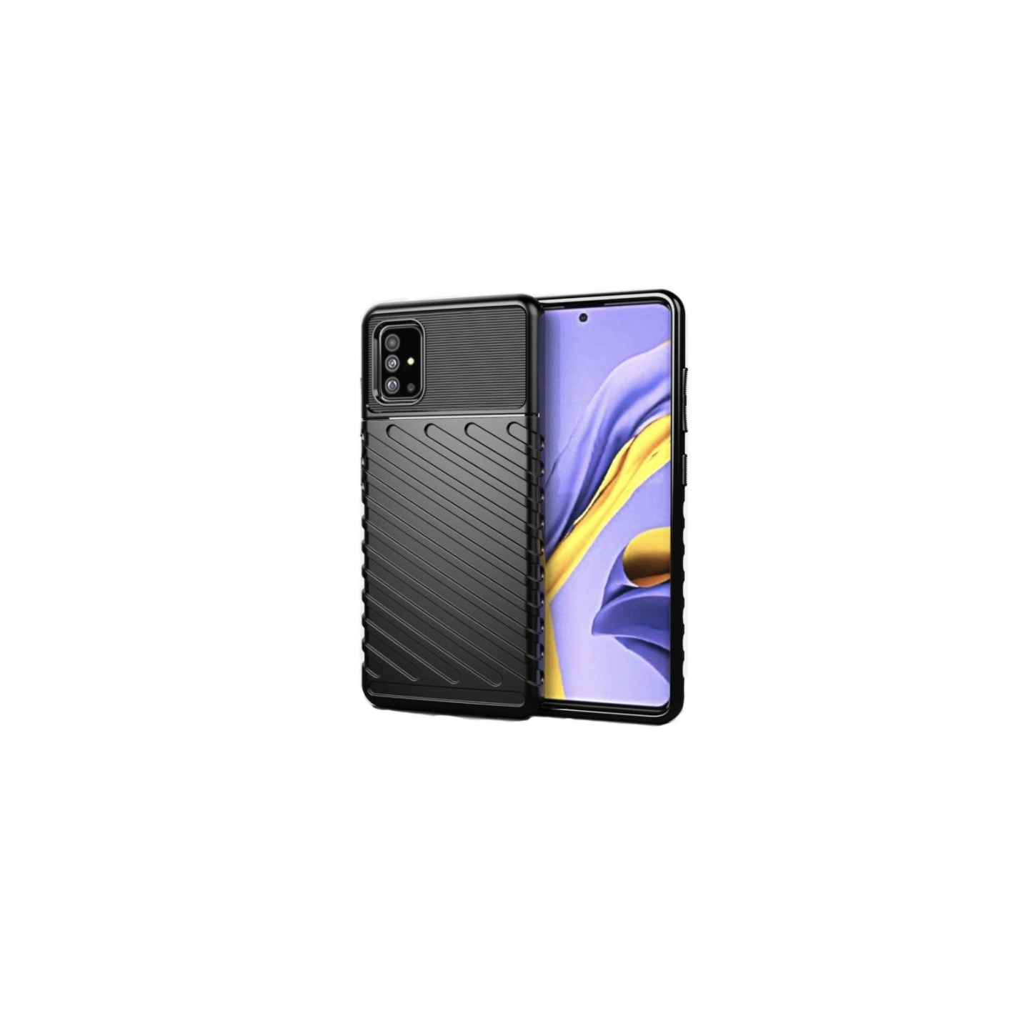 Husa pentru Samsung Galaxy S20 Plus, bumper, Hardcase, Negru