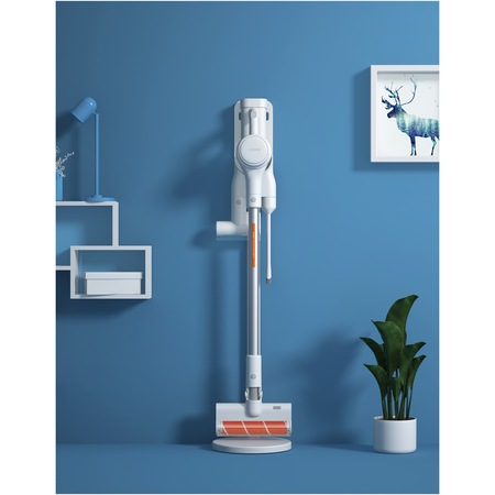 Aspirator vertical fara fir Roidmi Z1 Air, Autonomie 60 min (mod eco)/ 10 min (mod maxim), 335W, 22000PA, Recipient praf 650ml, Alb/ Portocaliu