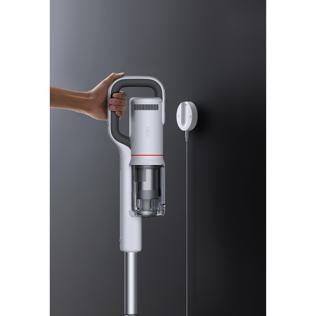Aspirator&Mop vertical fara fir Roidmi X30, 435W, autonomie 70 min (mod eco)/10 min (mod maxim), 26500 PA, recipient praf 550ml, ecran LED, sistem ZiWei, perie in forma de V, Smart APP, incarcare magnetica wireless, senzor automat de lumina, gri