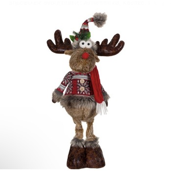 Figurina ren decorativa de craciun,18x15x45 cm Figurina ren decorativa de craciun,18x15x45 cm