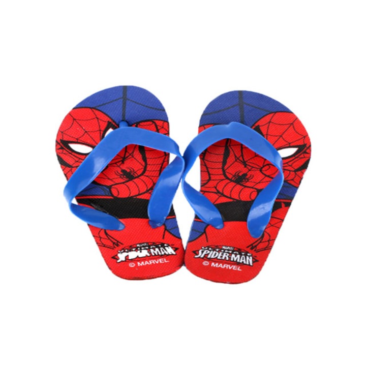 Гумени чехли за момче Spider Man Setino 870-194A-32, Blue 32 EU