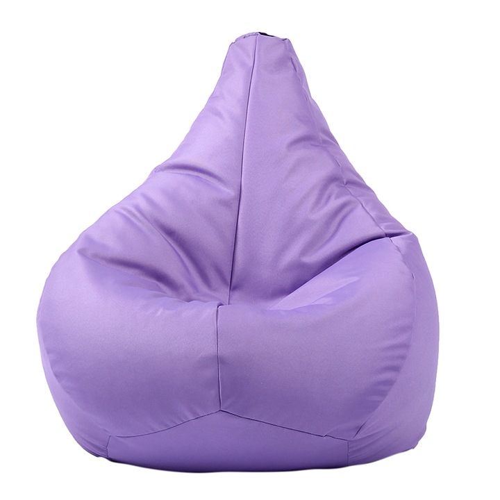 Пуф Pufrelax, круша за деца 4-14 г.,160л. Nirvana Light, Panama Violet, Водоустойчив, Перящ се калъф, Пълнеж от Полистиролни перли