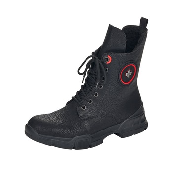 Ghete dama casual, piele ecologica, X4405-00 14125, Negru Ghete dama casual, piele ecologica, X4405-00 14125, Negru