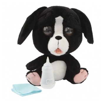 Catelus de plus Cry Pets care plange,negru Catelus de plus Cry Pets care plange,negru