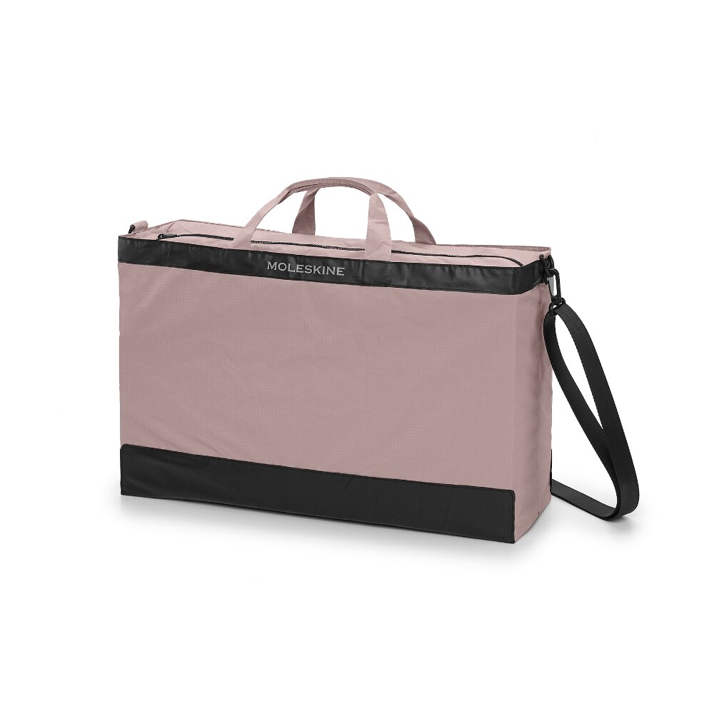 Geanta Voiaj, Moleskine, Pliabila, Poliamida, Roz pudrat, 31L