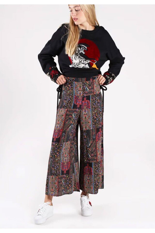 Pantaloni Desigual Winkler, Multicolor, XS