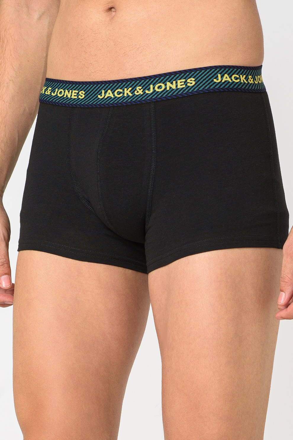 Jack&Jones, Set de boxeri Conner - 5 perechi, Negru, S