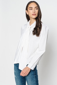 Only, Camasa de bumbac cu funda Billie, Alb Only, Camasa de bumbac cu funda Billie, Alb