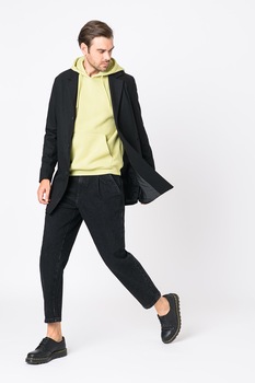 Jack&Jones, Haina cu nasturi Marco, Negru, L Jack&Jones, Haina cu nasturi Marco, Negru, L