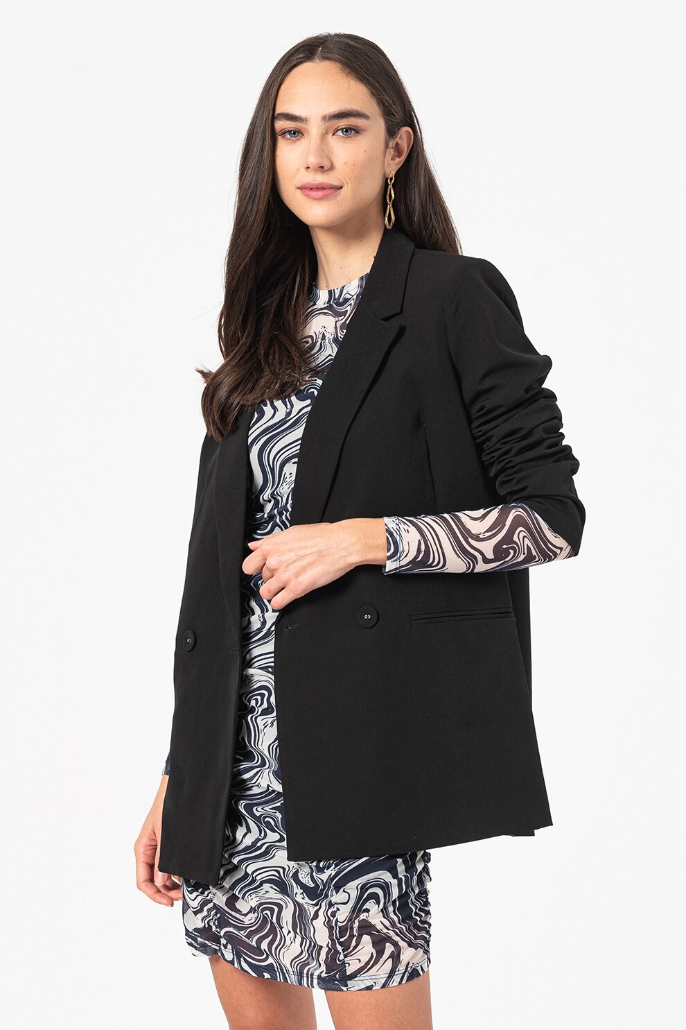 Vero Moda, Sacou supradimensionat Orlanda, Negru