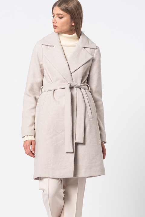 Only, Maria texturált kabát hajtókás gallérral, Világosbézs