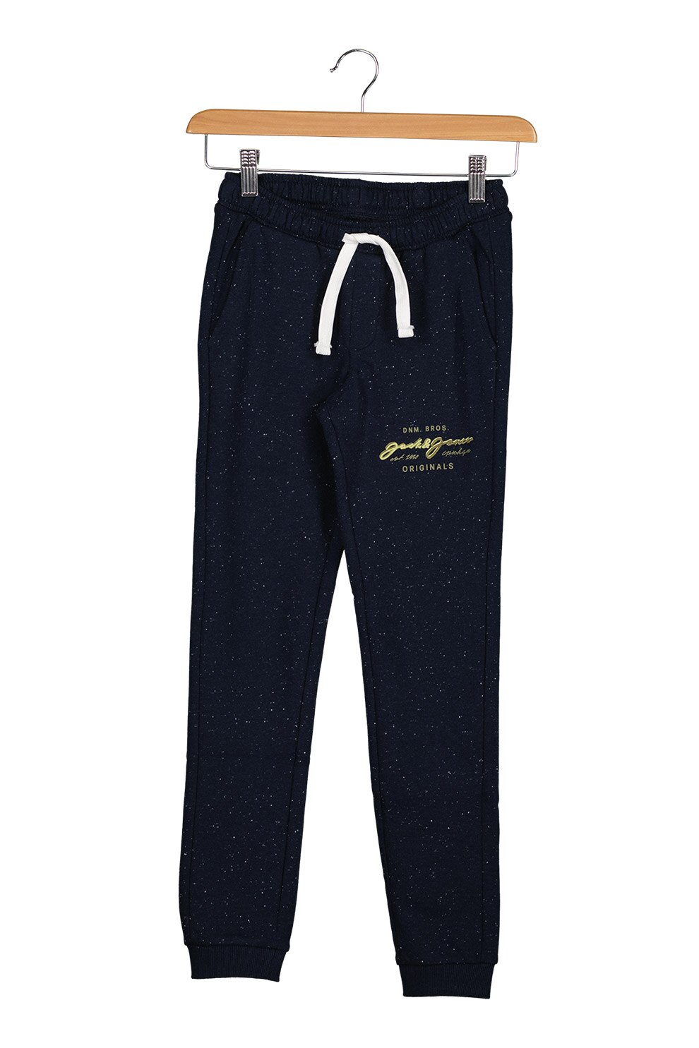 Jack&Jones, Pantaloni sport cu detaliu logo, Bleumarin