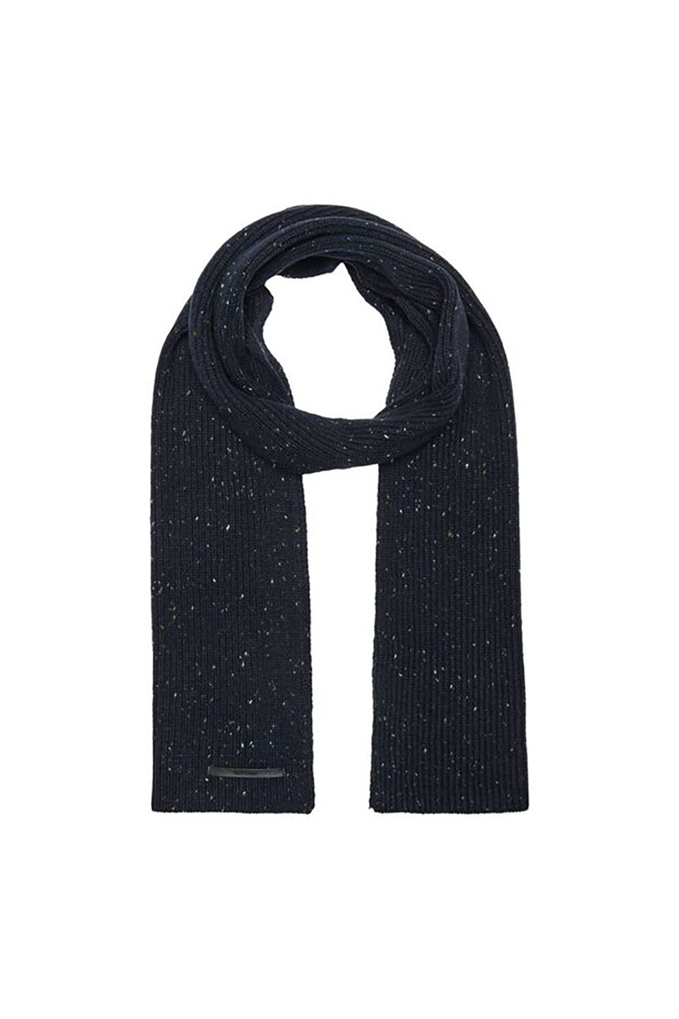 Only & Sons, Fular circular cu aspect striat, Bleumarin inchis