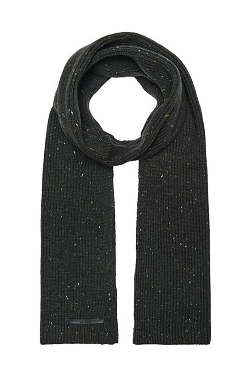 Only & Sons, Fular circular cu aspect striat, Verde inchis