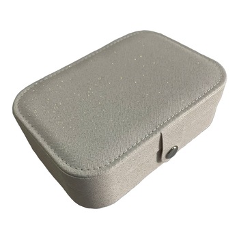 Caseta de bijuterii din piele ecologica, sclipici, 16 cm x 11 cm, M25-04 Caseta de bijuterii din piele ecologica, sclipici, 16 cm x 11 cm, M25-04