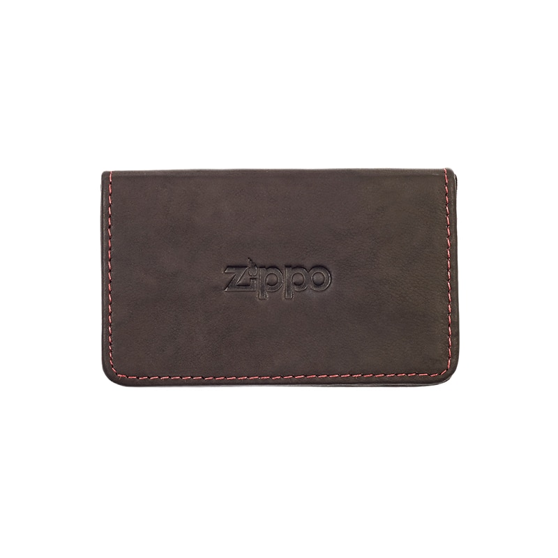 Portvisit card din piele naturala Zippo Business Card Holder