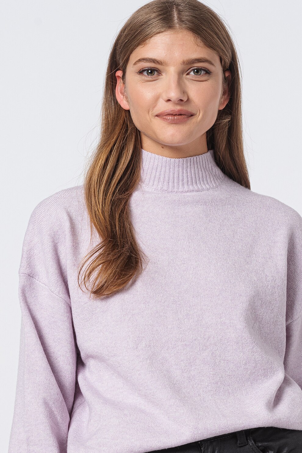 Only, Pulover cu aspect de tricot fin Cari, Lila