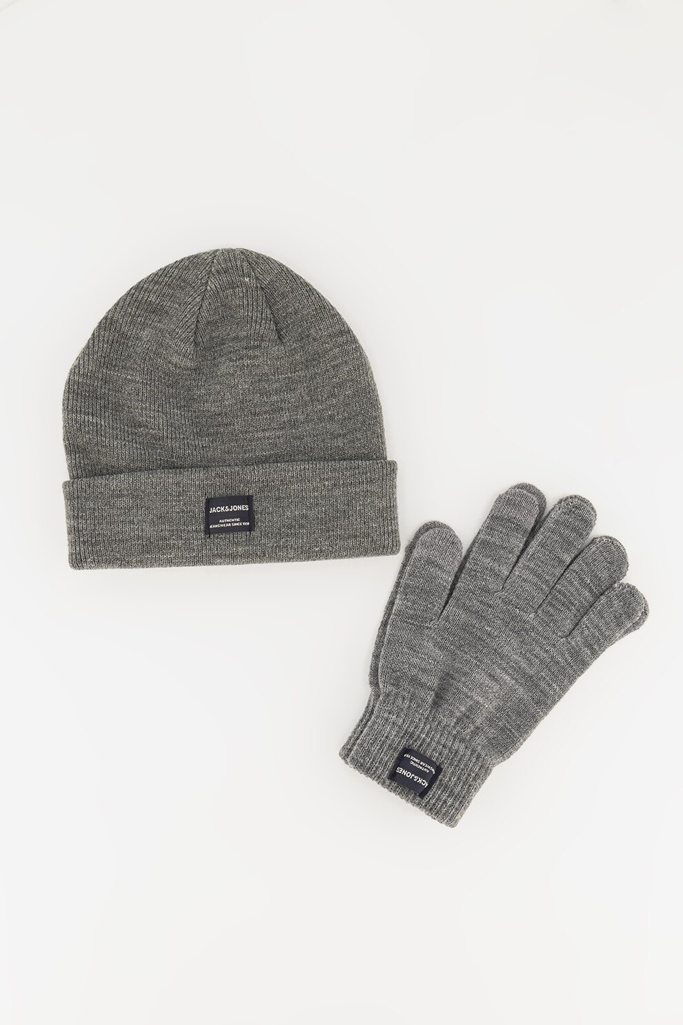 Jack&Jones, Set de manusi si caciula din tricot fin
