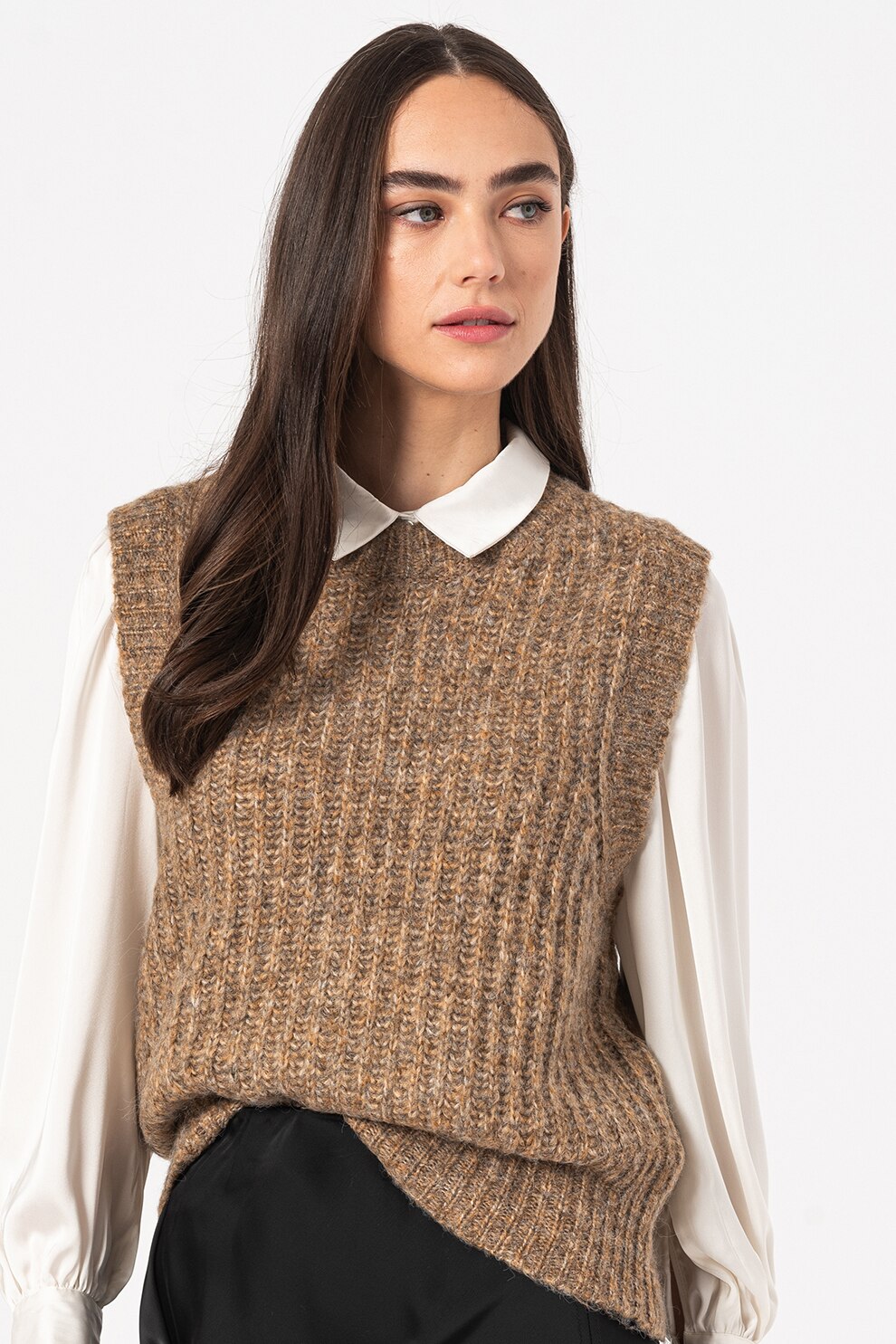 Only, Vesta lejera Scala, maro melange