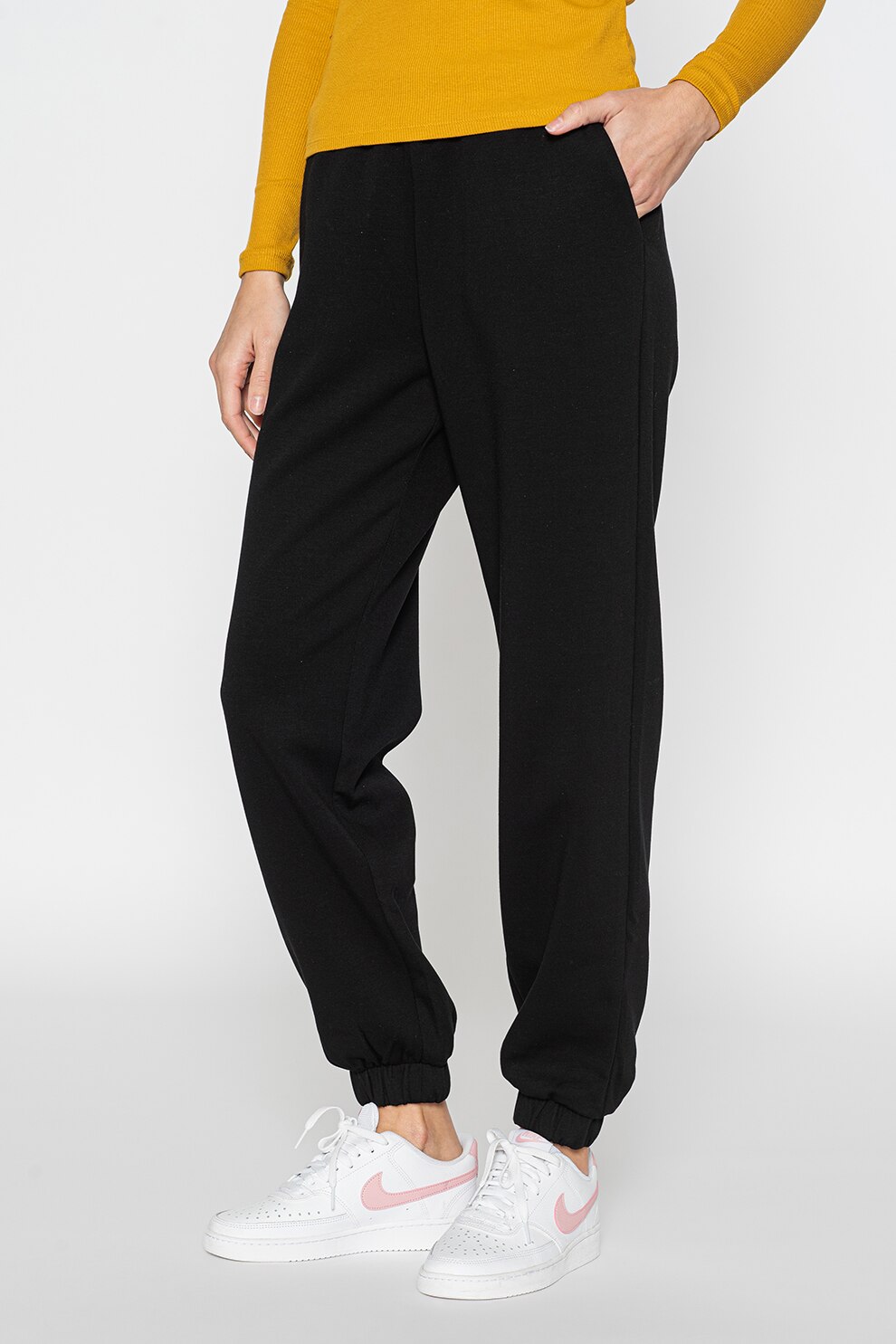Vero Moda, Pantaloni sport relaxed fit Janka, Negru