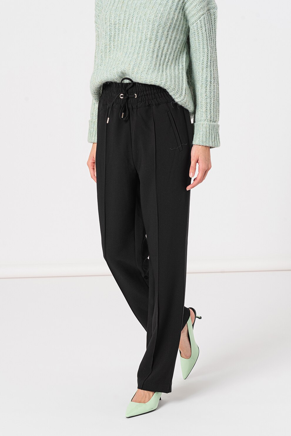 Only, Pantaloni drepti Mariya, Negru